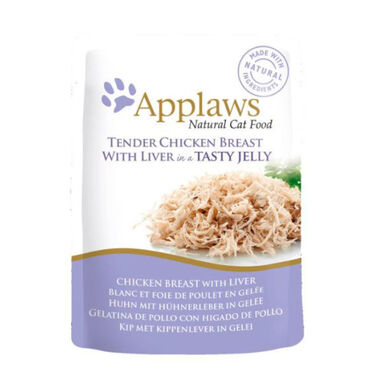 Applaws Pollo y Hígado sobre para gatos 